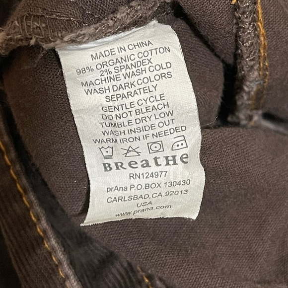 PrAna Corduroy Jacket in Brown Sz. Medium - Unisex - Picture 11 of 11